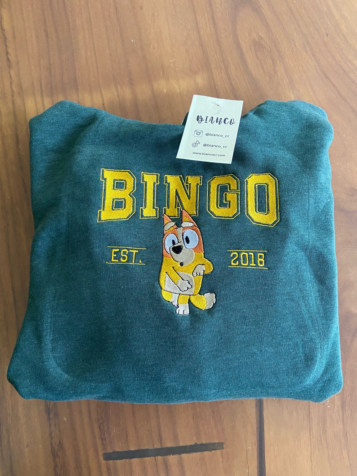 Bingo Sueter Bordada