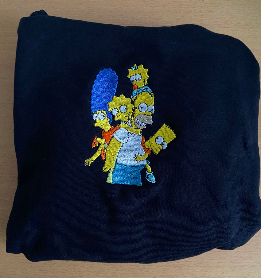Los Simpson Sueter Bordada