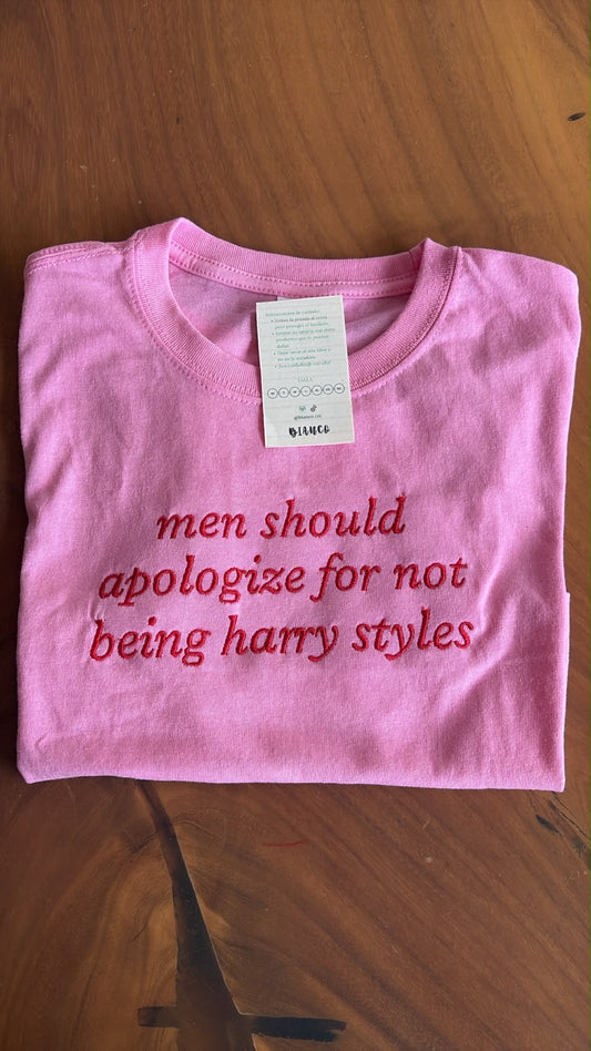 Men Should Apologize Harry Styles Camisa