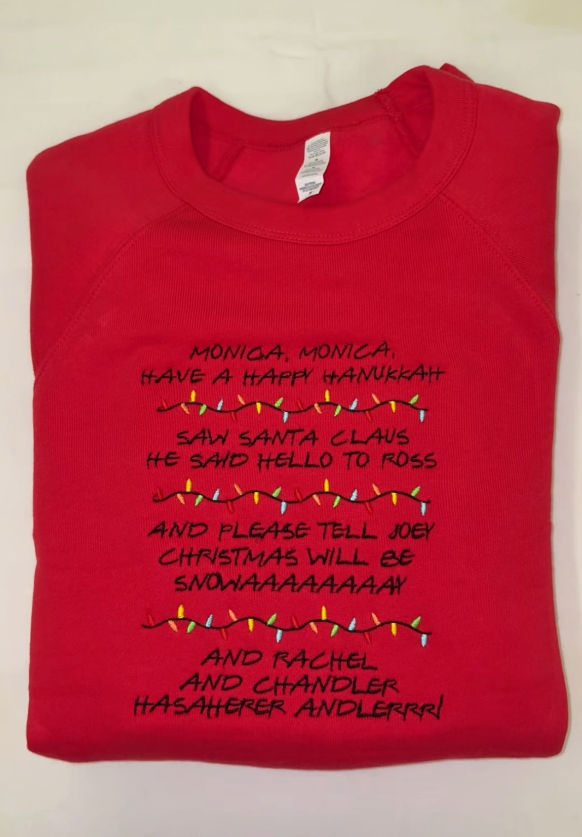 Friends Christmas Sueter Bordada