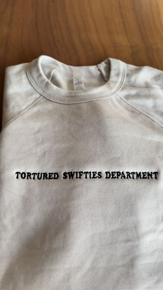 Tortured Swifties Department Sueter