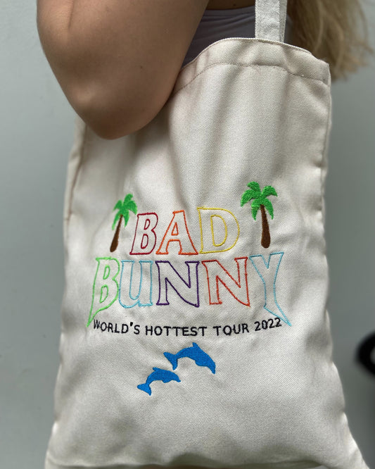 Bad Bunny World's hottest tour Tote Bag